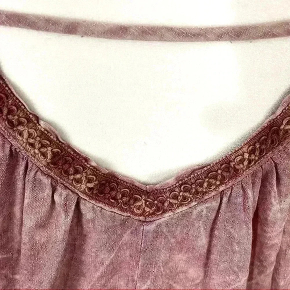 Altar’d State Rayon Blend Boho Cold Shoulder Celtic Batik Blouse Size M - Picture 10 of 13